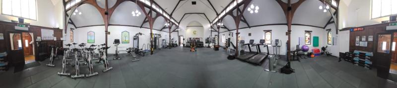 Panoramic shot of Chapel Gym